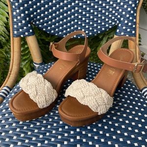 Seychelles Jump for Joy Sandal in Natural Macrame